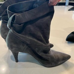 Michael Kors slouch suede boots 3 1/2” $50-grey still available